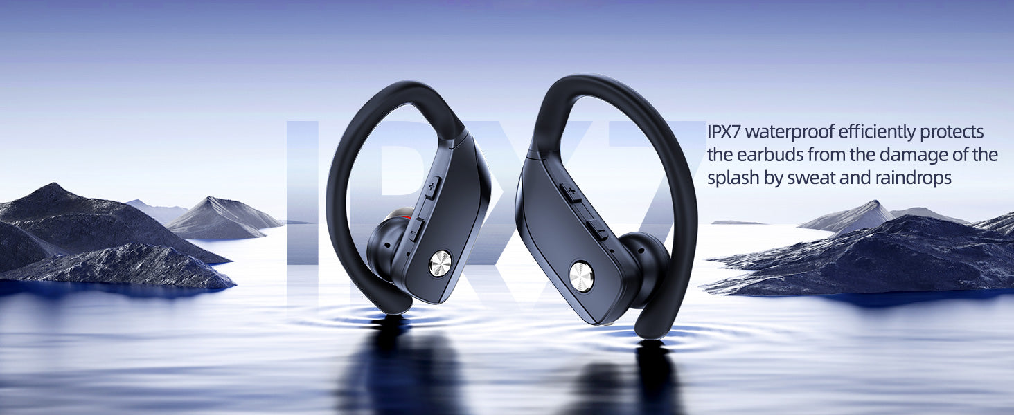 BMANL Wireless Earbuds Black
LED Display Charging Case
Bluetooth Earbuds with Earhooks
Sport Earphones Secure Fit
Wireless Earbuds Battery Indicator
One Button Control Earbuds
48 Hour Playtime Wireless Earbuds
Crystal Clear Call Quality
Sweatproof Wireless Earbuds
Comfortable Earbuds for Workout
